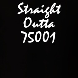 75001 Addison TX Dallas County USA Chicago Zip Code Straight Outta T Shirt 3530842