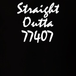 77407 Richmond TX Fort Bend County USA Chicago Zip Code Straight Outta T Shirt 3533310