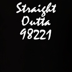 98221 Anacortes WA Skagit County USA Los_Angeles Zip Code Straight Outta T Shirt 3589654