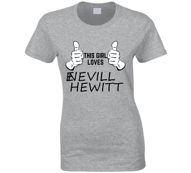 This Gril Loves Neville Hewitt New York Football Player Cool Sport Fan