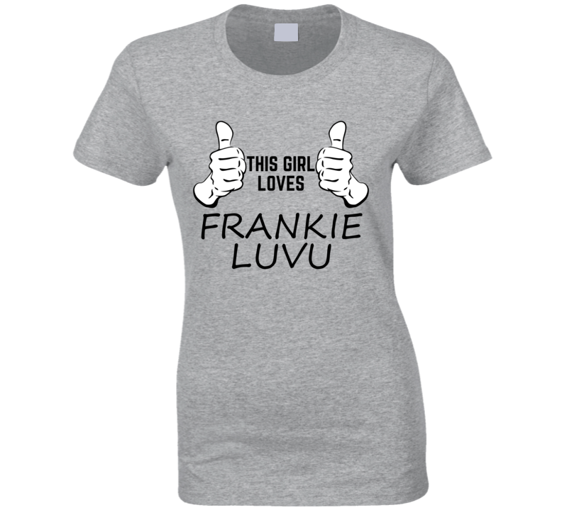 This Gril Loves Frankie Luvu New York Football Player Cool Sport Fan G