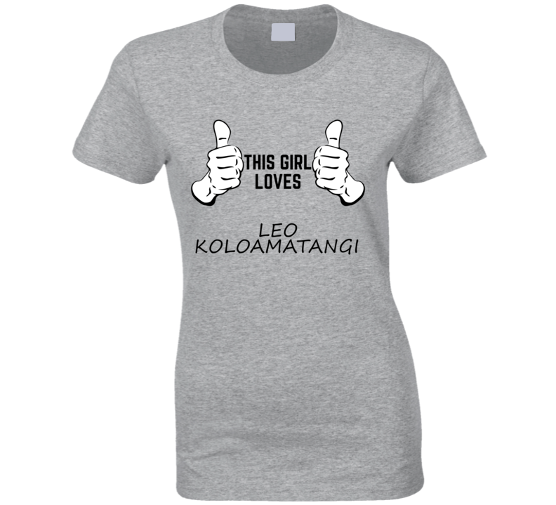 This Gril Loves Leo Koloamatangi New York Football Player Cool Sport F