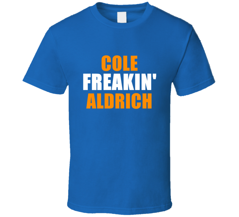 Cole Aldrich New York Brooklyn New Jersey Basketball Sports Freakin T Shirt