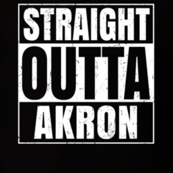 Straight Outta Akron New York City Compton Parody T Shirt 18977593