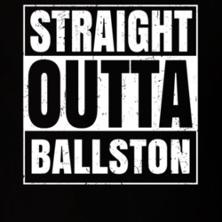 Straight Outta Ballston New York City Compton Parody T Shirt 18979397