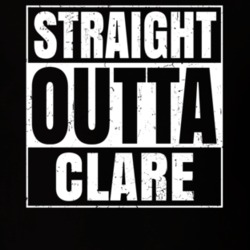 Straight Outta Clare New York City Compton Parody T Shirt 18982412