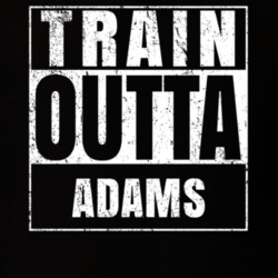 Train Outta Adams New York City Straight Outta Parody Crossfit Boxing MMA T Shirt 19325468