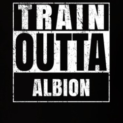 Train Outta Albion New York City Straight Outta Parody Crossfit Boxing MMA T Shirt 19325533