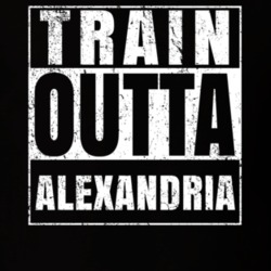 Train Outta Alexandria New York City Straight Outta Parody Crossfit Boxing MMA T Shirt 19325565