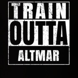 Train Outta Altmar New York City Straight Outta Parody Crossfit Boxing MMA T Shirt 19325635