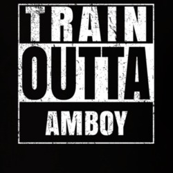Train Outta Amboy New York City Straight Outta Parody Crossfit Boxing MMA T Shirt 19325655