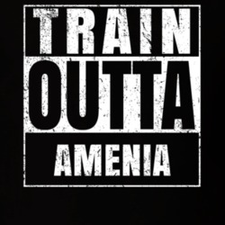 Train Outta Amenia New York City Straight Outta Parody Crossfit Boxing MMA T Shirt 19325676