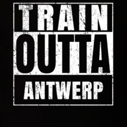 Train Outta Antwerp New York City Straight Outta Parody Crossfit Boxing MMA T Shirt 19325835