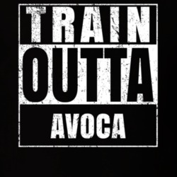 Train Outta Avoca New York City Straight Outta Parody Crossfit Boxing MMA T Shirt 19326222