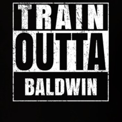 Train Outta Baldwin New York City Straight Outta Parody Crossfit Boxing MMA T Shirt 19326292