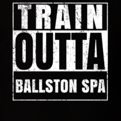 Train Outta Ballston Spa New York City Straight Outta Parody Crossfit Boxing MMA T Shirt 19326332