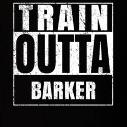 Train Outta Barker New York City Straight Outta Parody Crossfit Boxing MMA T Shirt 19326363