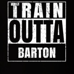 Train Outta Barton New York City Straight Outta Parody Crossfit Boxing MMA T Shirt 19326434