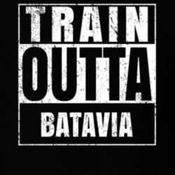 Train Outta Batavia New York City Straight Outta Parody Crossfit Boxing MMA T Shirt 19326454