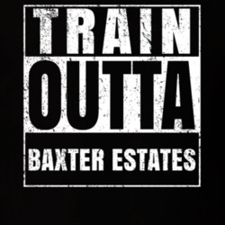 Train Outta Baxter Estates New York City Straight Outta Parody Crossfit Boxing MMA T Shirt 19326488