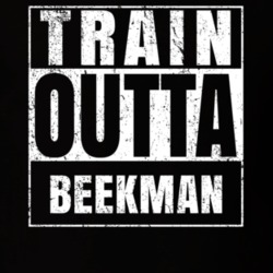 Train Outta Beekman New York City Straight Outta Parody Crossfit Boxing MMA T Shirt 19326538