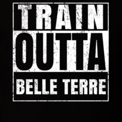 Train Outta Belle Terre New York City Straight Outta Parody Crossfit Boxing MMA T Shirt 19326595