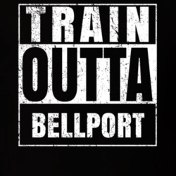 Train Outta Bellport New York City Straight Outta Parody Crossfit Boxing MMA T Shirt 19326653