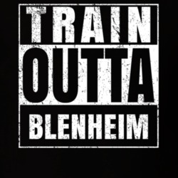 Train Outta Blenheim New York City Straight Outta Parody Crossfit Boxing MMA T Shirt 19327061