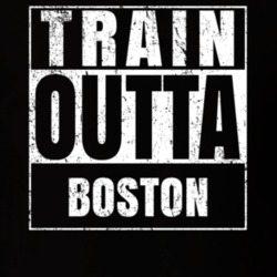 Train Outta Boston New York City Straight Outta Parody Crossfit Boxing MMA T Shirt 19327285