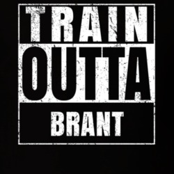 Train Outta Brant New York City Straight Outta Parody Crossfit Boxing MMA T Shirt 19327427