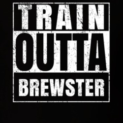 Train Outta Brewster New York City Straight Outta Parody Crossfit Boxing MMA T Shirt 19327479