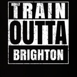 Train Outta Brighton New York City Straight Outta Parody Crossfit Boxing MMA T Shirt 19327593