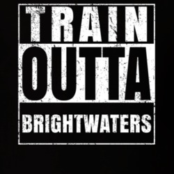 Train Outta Brightwaters New York City Straight Outta Parody Crossfit Boxing MMA T Shirt 19327610