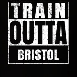 Train Outta Bristol New York City Straight Outta Parody Crossfit Boxing MMA T Shirt 19327638