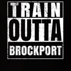 Train Outta Brockport New York City Straight Outta Parody Crossfit Boxing MMA T Shirt 19327698