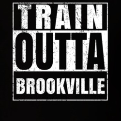 Train Outta Brookville New York City Straight Outta Parody Crossfit Boxing MMA T Shirt 19327858
