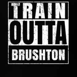 Train Outta Brushton New York City Straight Outta Parody Crossfit Boxing MMA T Shirt 19327936