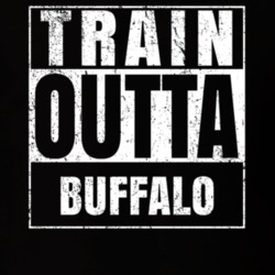 Train Outta Buffalo New York City Straight Outta Parody Crossfit Boxing MMA T Shirt 19328012