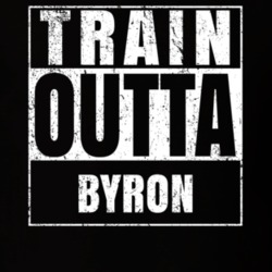 Train Outta Byron New York City Straight Outta Parody Crossfit Boxing MMA T Shirt 19328148
