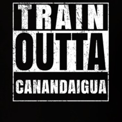 Train Outta Canandaigua New York City Straight Outta Parody Crossfit Boxing MMA T Shirt 19328404