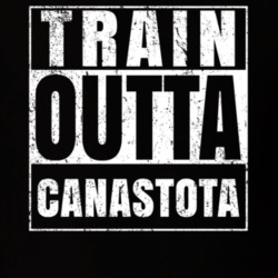 Train Outta Canastota New York City Straight Outta Parody Crossfit Boxing MMA T Shirt 19328440