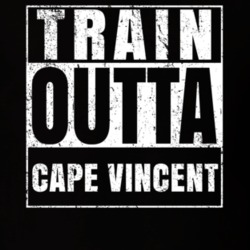 Train Outta Cape Vincent New York City Straight Outta Parody Crossfit Boxing MMA T Shirt 19328545