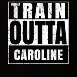 Train Outta Caroline New York City Straight Outta Parody Crossfit Boxing MMA T Shirt 19328647