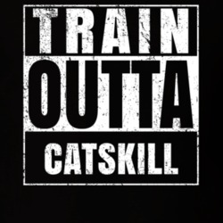 Train Outta Catskill New York City Straight Outta Parody Crossfit Boxing MMA T Shirt 19328904
