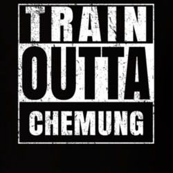 Train Outta Chemung New York City Straight Outta Parody Crossfit Boxing MMA T Shirt 19329492