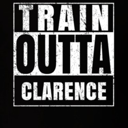 Train Outta Clarence New York City Straight Outta Parody Crossfit Boxing MMA T Shirt 19329746