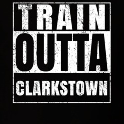 Train Outta Clarkstown New York City Straight Outta Parody Crossfit Boxing MMA T Shirt 19329812