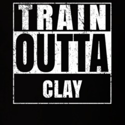 Train Outta Clay New York City Straight Outta Parody Crossfit Boxing MMA T Shirt 19329874