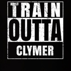 Train Outta Clymer New York City Straight Outta Parody Crossfit Boxing MMA T Shirt 19330110
