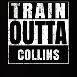 Train Outta Collins New York City Straight Outta Parody Crossfit Boxing MMA T Shirt 19330348